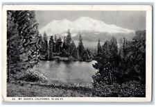 1925 Mt Shasta Overlooking Shasta Springs California Vintage Antique CA Postcard picture