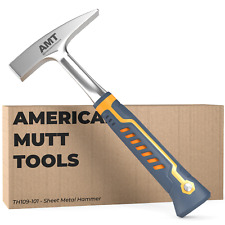 American Mutt Tools Sheet Metal Hammer - 18oz Tinners Hammer One Piece Forged picture