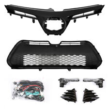 For 2017 2018 2019 Toyota Corolla SE XSE Front Upper Lower Grille LED Fog Lights picture