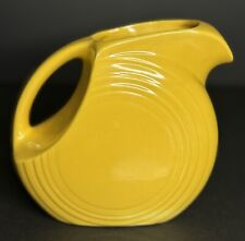 Vintage Fiestaware Yellow Disc Pitcher Large 6