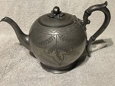 Antique English Sheffield Britannia Teapot, James Deakin & Sons. Offers Welcome. picture