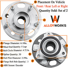 Pair (2) Front or Rear Wheel Hub & Bearings for Chevy Equinox Impala GMC Terrain picture
