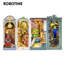 Robotime Rolife Book Nooks Series Stories In Books 4 Kinds DIY Wooden Miniature  picture