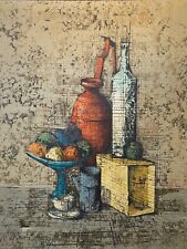 🔥 Antique Mid Century Modern Italian Abstract Still Life Oil Painting - Ranni picture
