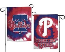 MLB Philadelphia Phillies Garden Flag Double Sided Phillies Tie Dye Yard Flag picture
