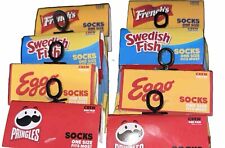 1 Pair of Odd Sox (Pringles/French's/Swedish Fish/Eggo) | You Choose the Stylre picture