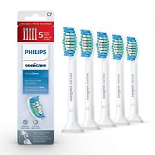 5 Pack C1 Sonicare Simply Clean Replacement Toothbrush Brush Heads HX6015/03 picture