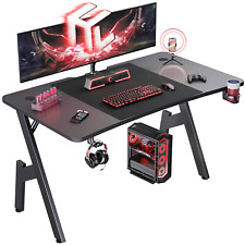 HLDIRECT 47/55Inch Gaming Desk Gamer Gaming Table Computer Desk PC Workstation picture