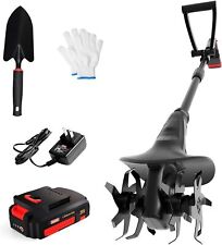 20V Cordless Cultivator with,7.8-inch Wide Battery Powered Garden Cultivator picture