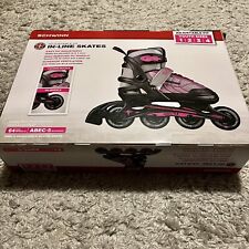 Schwinn Girl's Adjustable Fit In-Line Pink Gray Skates Youth Sizes 1 2 3 4 NEW picture