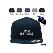 Custom Embroidered Snapback Hats for Men & Women Flat Bill Baseball Cap picture