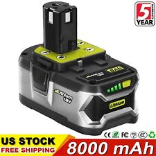 8.0Ah For RYOBI P108 18V 18 Volt One+ Plus High Capacity Lithium-ion Battery NEW picture