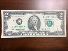 2003 - $2 Two Dollar Bill Rare Series A picture