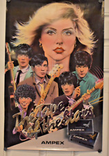 VINTAGE AMPEX Advertising Poster BLONDIE  PARRELL LINES Grand Master Recording picture