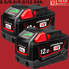 For Milwaukee M18 Lithium 12.0, 9.0, 8.0 AH Extended Capacity Battery 48-11-1860 picture