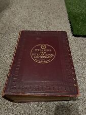 Antique Webster's New International Dictionary With Reference History 1928 picture