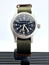 Hamilton Khaki Field Mechanical Black Dial Nylon Men's Watch H69439931 picture