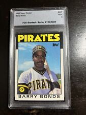 1986 Topps Traded Barry Bonds Rookie RC #11T TCC Graded Mint 9 picture