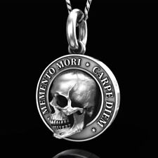 Skull Necklace Pendant Memento Mori, Carpe Diem picture
