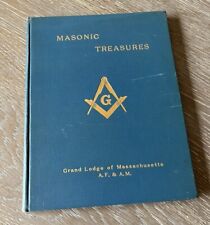 Masonic Book Masonic Treasures Grand Lodge Massachusetts A.F. & A.M. 1955 HC picture