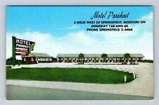 Springfield MO-Missouri, Motel Parakeet, Advertising, Antique Vintage Postcard picture