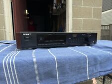 Sony ES ST-S550ES AM/FM Stereo Tuner W/ Wood Sides Partially Tested READ picture