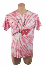 VTG 90s University of Wisconsin College Tie-Dye Shirt Sz XL All Over Print picture