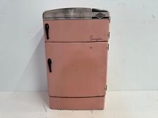 Vintage Wolverine Pink Tin Metal Refrigerator Toy picture