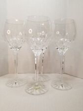 Vintage Lot 4 Ceska Crystal Suzanna Pattern Retired RARE Stemmed Wine Glasses picture