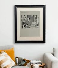 Roy Lichtenstein, Original Hand-signed Lithograph with COA & Appraisal of $3,500 picture
