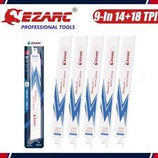 5PCS 9-INCH EZARC Reciprocating Saw Blade, Bi-Metal Blades 14+18TPI for Steel picture