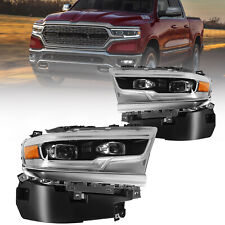 2P For 2019-2022 Ram 1500 Dual Projector Headlight Assembly Full LED Headlamp picture