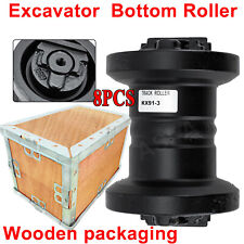 8PCS Bottom Roller Track Roller Undercarriage Fit Kubota KX91-3 KX91-3S KX91-3S2 picture