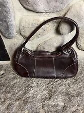 PIEL Womens Purse Brown Leather Shoulder Mini Bag 11” X 6” Vintage 🔥🔥🔥 picture