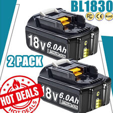 2-Pack For Makita 18V 6.0Ah LXT Lithium-Ion BL1830 BL1850 BL1860 Tool Battery US picture