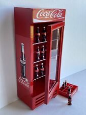 Fridge Refrigerator & Coke cooler Dollhouse Bottle 1:12 Miniature Soda Handmade picture