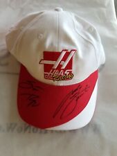 Johnny Sauter / Scott Riggs Signed Autographed NASCAR 2007 HAAS CNC Racing Hat picture