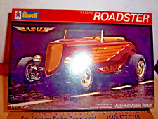 Revell 7397 1934 Ford Roadster Saints  Vintage 1/25 Car KIT Open Box picture