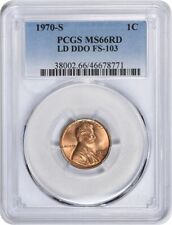 1970-S Lincoln Cent DDO FS-103 MS66RD PCGS picture