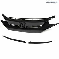 Fit For 2016-2018 HONDA CIVIC  Mesh Grille Front Hood Grille Factory Style New picture