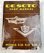 Vintage 1952-1953 DeSoto Passenger Car Shop Manual picture
