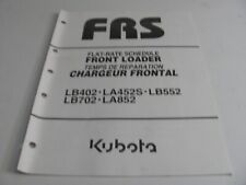 Kubota Flat Rate Schedule Model LB402 LB452S LB552 LB702 LB852 Front Loader picture