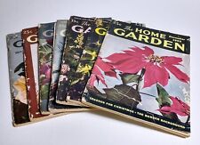 Vintage 1952 - 1953 The Home Garden Magazine 7 Issues picture