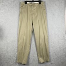 Unlisted By ￼Kenneth Cole Mens Dress Pants Tan Beige Size 34X34 Cotton Blend picture