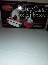 SIMPLICITY DELUXE ROTARY CUTTER & EMBOSSER picture