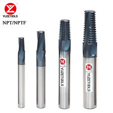 YuzeTools Carbide Threading End Mills Milling Cutters Tap for Stainless Steel picture