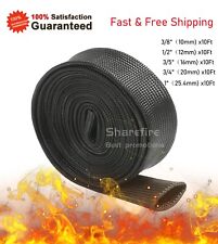 Heat Shield Fire Sleeve Insulated Wire Hose Cover Wrap Loom Tube  Auto Heat Wrap picture