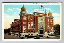 Springfield MO-Missouri, Abou Ben Adhem Shrine Mosque, Vintage c1939 Postcard picture