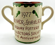 ROYAL BARUM TORQUAY POTTERY COLLECTOR'S SOCIETY QUEEN ELIZABETH II LOVING CUP picture