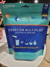 Liquid I.V. Hydration Multiplier Electrolyte drink mix tropical punch  packets. picture